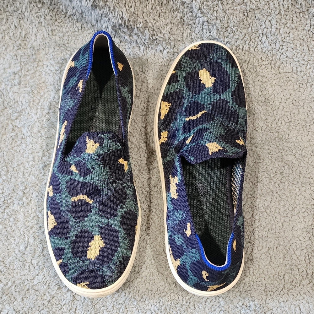 Rothy’s Jungle Cat Size 8.5 Slip On Sneaker